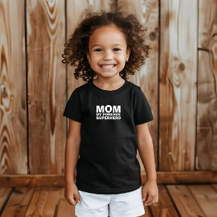 Mum My Forever Superhero white Baby T-Shirt