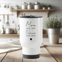 Mum Nana EST Year Personalised Minimalist