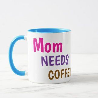 Mum Needs Coffee Mug | Cute & Funny Gift for Mum