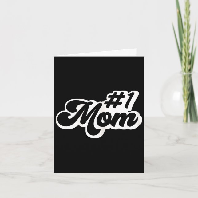 Mum number one mother's day  card (Front)