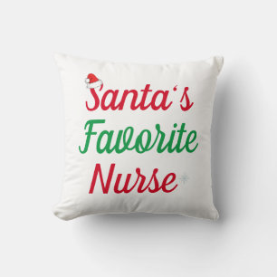 Mum Nurse Female Appreciation Christmas Red Cross Cushion