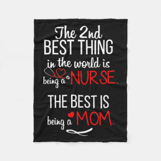 Mum Nurse Fleece Blanket