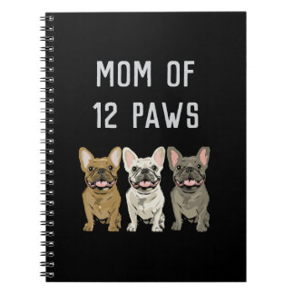 Mum of 12 paws notebook
