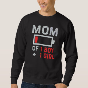 Mum Of 1 Boy From Daughter Or Son Mother Day Sweatshirt