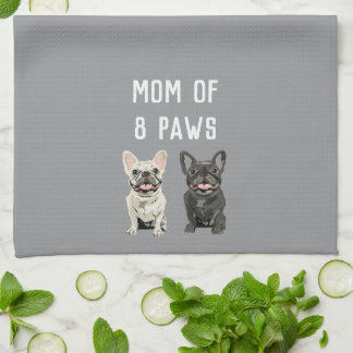 Mum of 8 paws tea towel