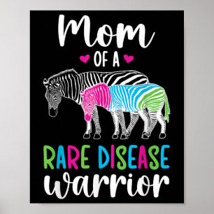 Mum Of A Rare Disease Warrior Mother Rare Disease  Poster