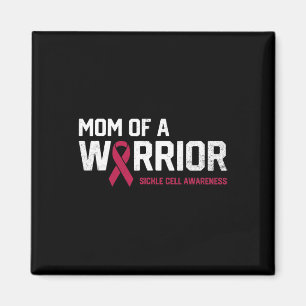 Mum of a Warrior Sickle Cell Anaemia Awareness Rec Magnet