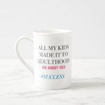 Mum of Adults Hashtag Customisable mug