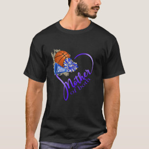 Mum Of Both Basketball Mum Cheer Mum Women T-Shirt