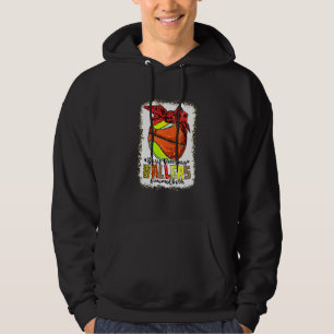 Mum Of Both Basketball Tennis Busy Raising Ballers Hoodie