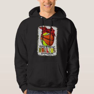 Mum Of Both Basketball Tennis Busy Raising Ballers Hoodie