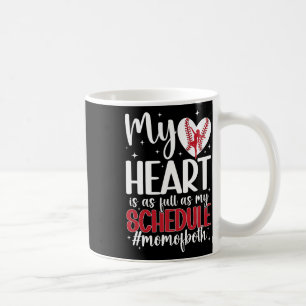 Mum Of Both Proud Dance And Baseball Mum Coffee Mug