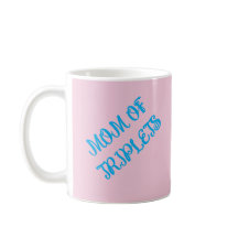 Mum Of Boy Triplets, Blue, Motivational Gift, 