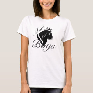 Mum of Boys Mothers Day Queen Lioness T-Shirt