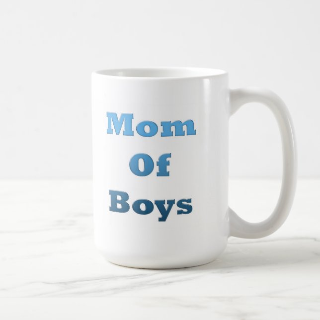 Mum Of Boys Mug (Right)