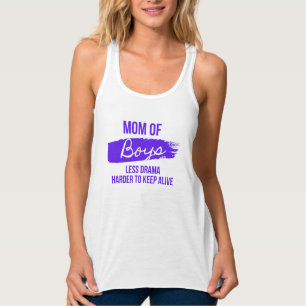 Mum Of Boys Singlet