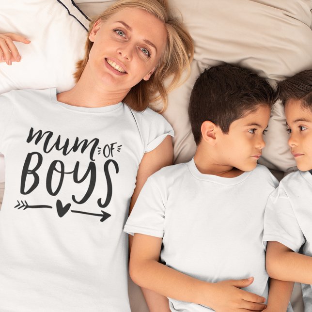 Mum of Boys T-Shirt (Creator Uploaded)
