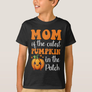 Mum Of Cutest Pumpkin In The Patch Halloween Thank T-Shirt