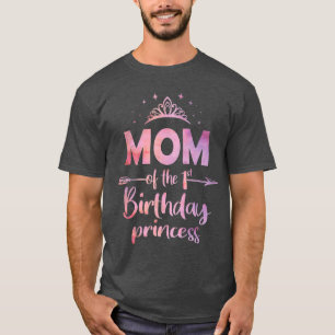 Mum Of he 1st Birthday Princess Girl One Years T-Shirt