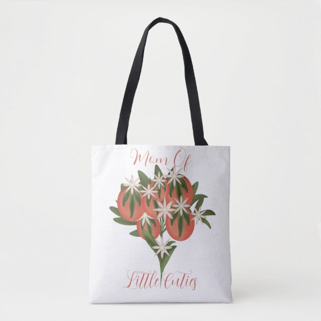 Mum of Little Cuties Clementine |Citrus Theme Gift Tote Bag (Front)