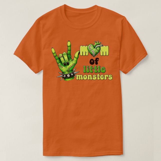 Mum of Little Monsters T-Shirt (Design Front)