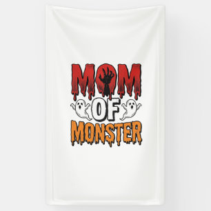 Mum of Monster Vintage Halloween Shirt Design_1 Banner