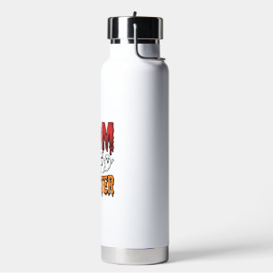 Mum of Monster Vintage Halloween Shirt Design_1 Water Bottle