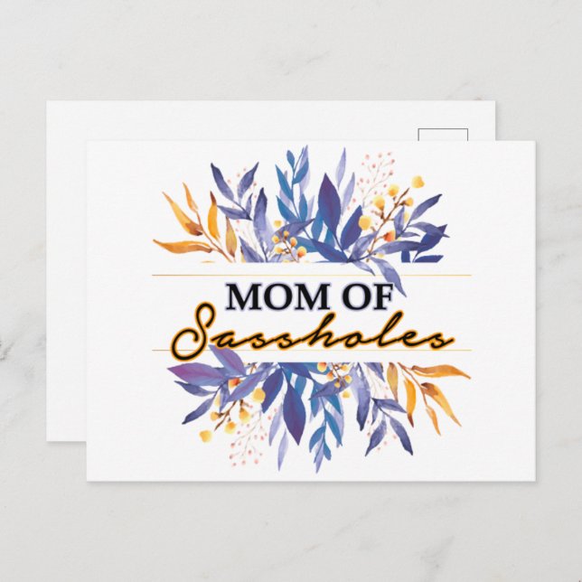Mum of Sassholes Postcard (Front/Back)