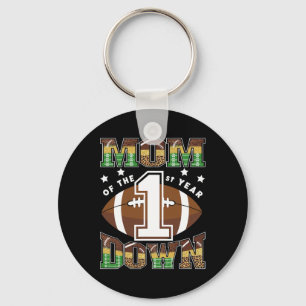 Mum Of The 1st Year Down Football First Birthday B Key Ring