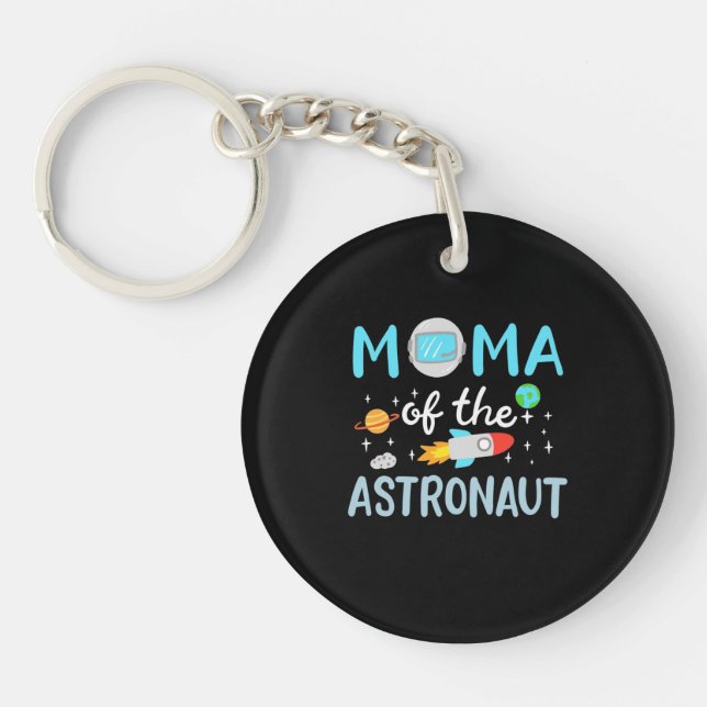 Mum Of The Astronaut Key Ring (Front)