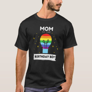 Mum Of The Birthday Boy Autism Awareness Aspergers T-Shirt