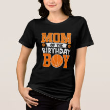 Mum of the Birthday Boy Basketball T-Shirt