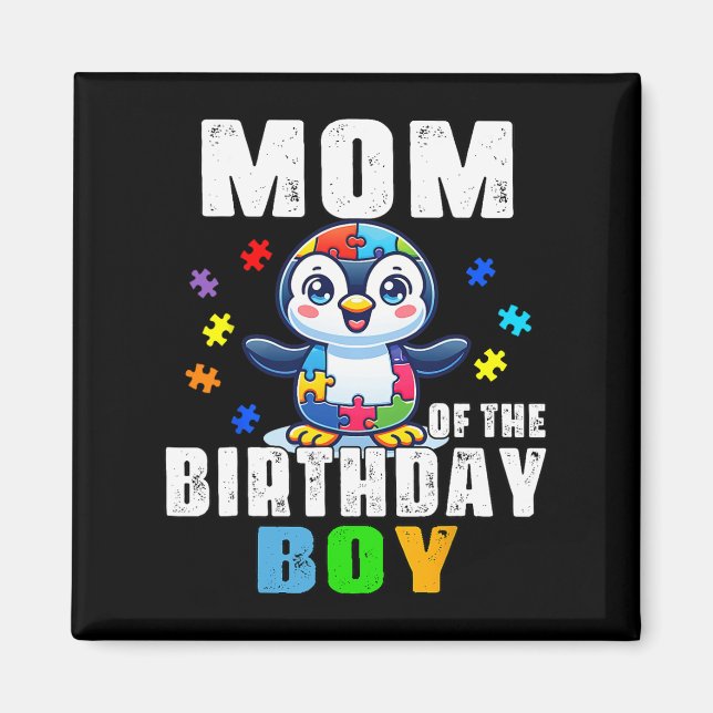 Mum Of The Birthday Boy By  Magnet (Front)