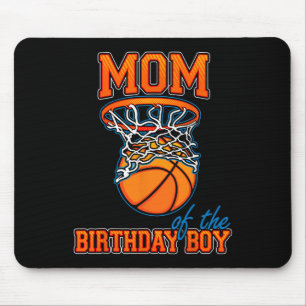 Mum Of The Birthday Boy Bysketbyll Birthday Family Mouse Pad