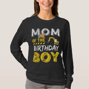 Mum of the Birthday Boy Construction Birthday Part T-Shirt