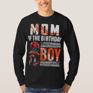 Mum of the Birthday Boy Dirt Bike B-day motocross  T-Shirt
