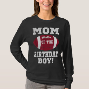 Mum of the Birthday Boy Football Lover Vintage Ret T-Shirt