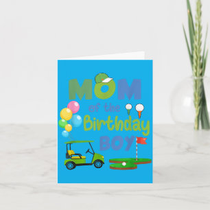 Mum Of The Birthday Boy Hole In One Golf Sport Card