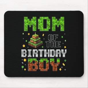 Mum Of The Birthday Boy Matching Family Birthday P Mouse Pad