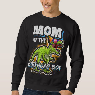 Mum of the Birthday Boy Matching Family Dinosaur B Sweatshirt