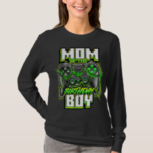 Mum of the Birthday Boy Matching Family Video Game T-Shirt