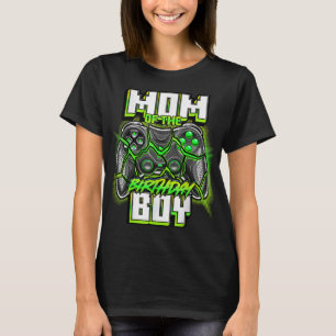 Mum of the Birthday Boy Matching Family Video Game T-Shirt
