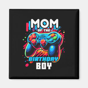 Mum Of The Birthday Boy Matching Video Game Birthd Magnet