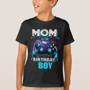 Mum Of The Birthday Boy Matching Video Game Birthd T-Shirt
