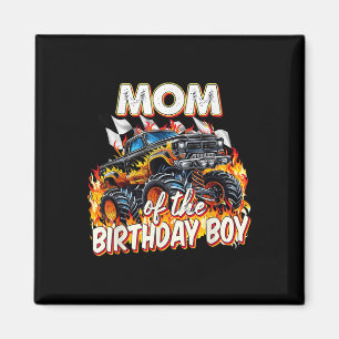 Mum Of The Birthday Boy Monster Truck Birthday Nov Magnet