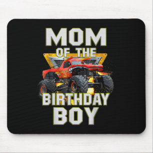 Mum Of The Birthday Boy Monster Truck Birthday Nov Mouse Pad