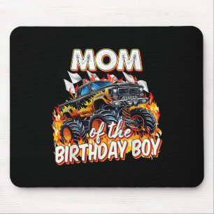 Mum Of The Birthday Boy Monster Truck Birthday Nov Mouse Pad