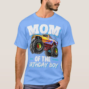 Mum Of The Birthday Boy Monster Truck Birthday Nov T-Shirt