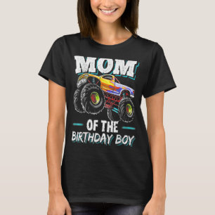 Mum Of The Birthday Boy Monster Truck T-Shirt