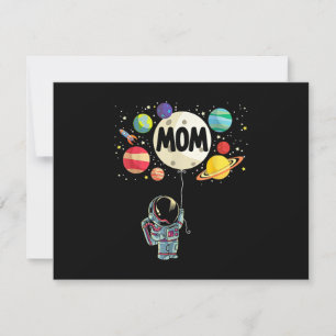 Mum of The Birthday Boy Space Astronaut 1st Birthd Save The Date